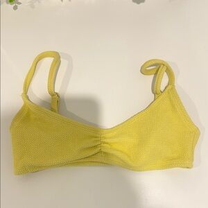 Yellow Textured bikini